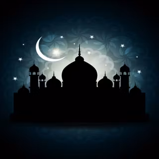 Mosque night wallpaper