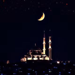Mosque night wallpaper