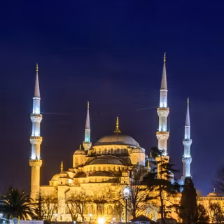 Mosque night wallpaper