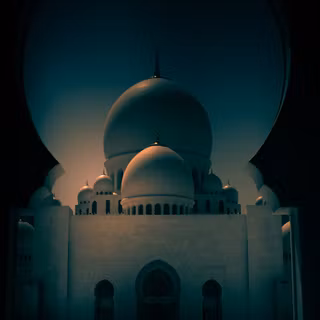 Mosque night wallpaper