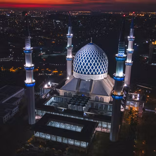 Mosque night wallpaper