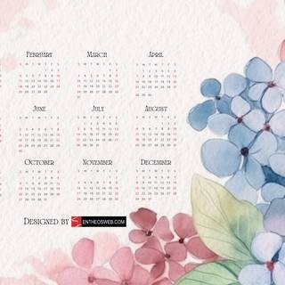 March 2024 calendar wallpaper
