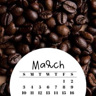 March 2024 calendar wallpaper