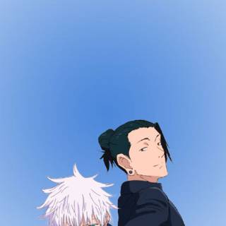 Gojo and Geto phone wallpaper