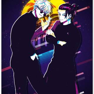 Gojo and Geto phone wallpaper