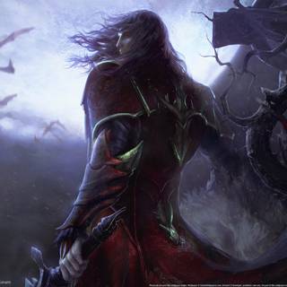 Purple shadow wallpaper