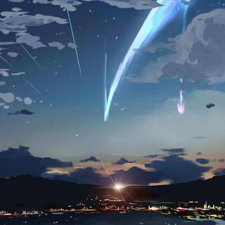 Sky anime iPhone wallpaper