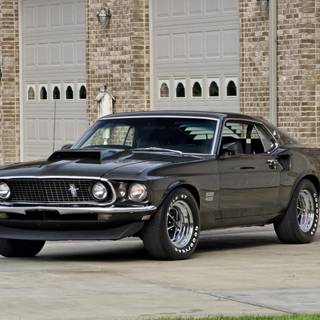 Mustang 1969 4k wallpaper