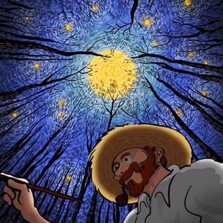Vincent Van Gogh iPhone wallpaper
