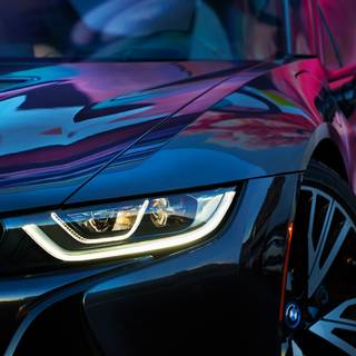 Purple cars 4k wallpaper