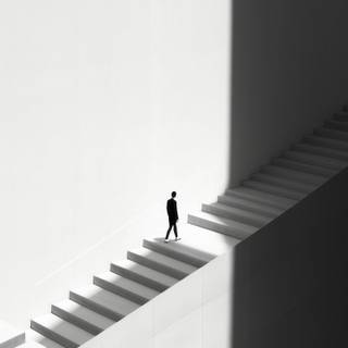 White portrait wallpaper