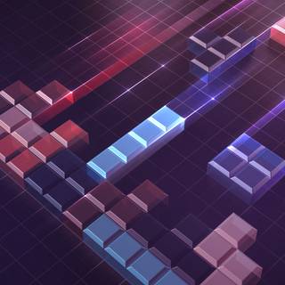 Tetris 4k wallpaper