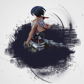 Mikasa iPhone 4k wallpaper