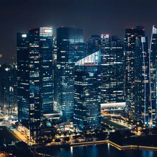 Skyscrapers 4k wallpaper