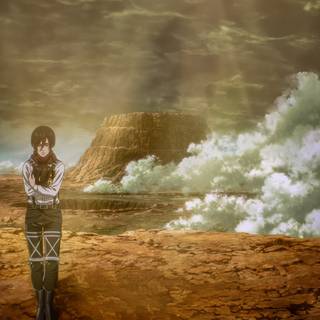 Mikasa iPhone 4k wallpaper