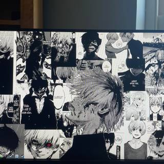 Tokyo Ghoul manga 4k wallpaper