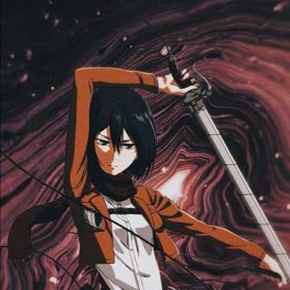 Mikasa iPhone 4k wallpaper