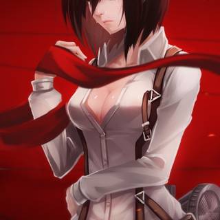 Mikasa iPhone 4k wallpaper
