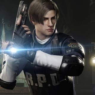 Leon RE4 wallpaper