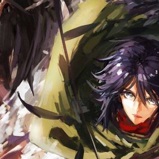 Mikasa iPhone 4k wallpaper