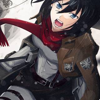 Mikasa iPhone 4k wallpaper