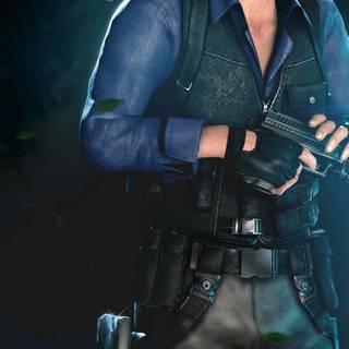 Leon Kennedy phone wallpaper