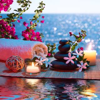 Spa 4k wallpaper
