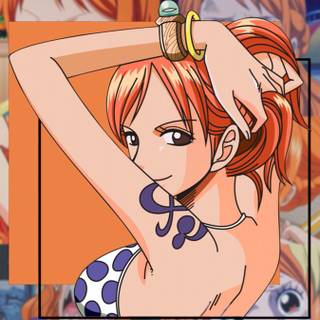 Nami One Piece phone wallpaper