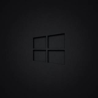 Black Windows 10 4k wallpaper