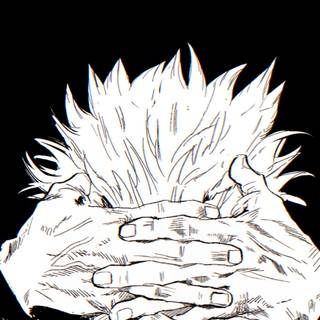 Anime black and white phone wallpaper