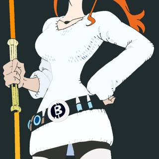 Nami One Piece phone wallpaper
