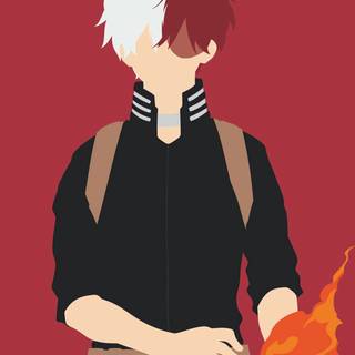 Anime minimal phone wallpaper