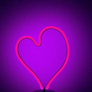 Neon purple iPhone wallpaper
