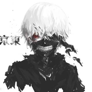 Scary black and white anime wallpaper