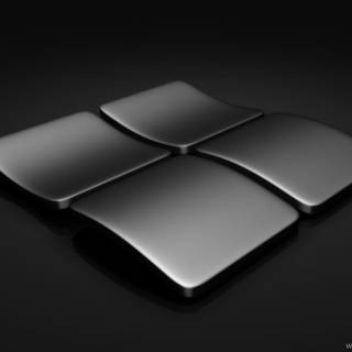 Black Windows 10 4k wallpaper