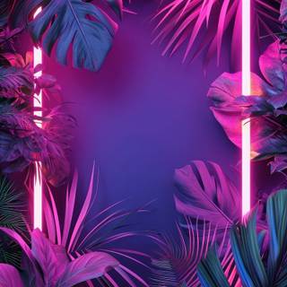 Neon purple iPhone wallpaper