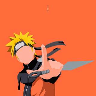 Anime minimal phone wallpaper