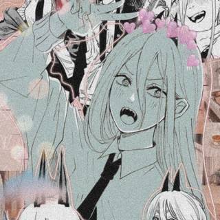 Chainsaw Man Power phone wallpaper