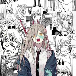 Chainsaw Man Power phone wallpaper