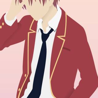 Anime minimal phone wallpaper