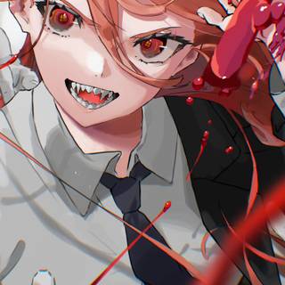 Chainsaw Man Power phone wallpaper