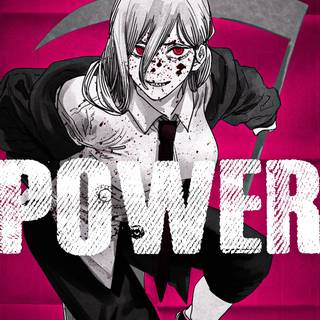 Chainsaw Man Power phone wallpaper