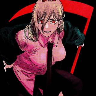 Chainsaw Man Power phone wallpaper