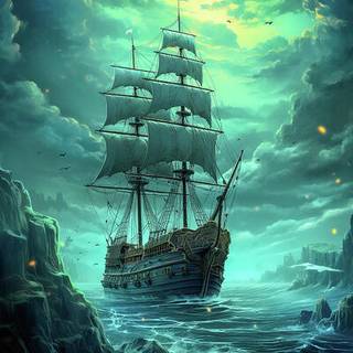 Captain Hook iPhone wallpaper