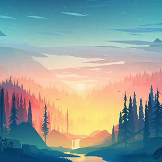 Nature art phone wallpaper