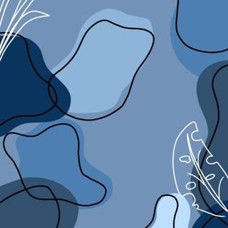 Blue iPhone aesthetic wallpaper