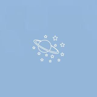 Blue iPhone aesthetic wallpaper