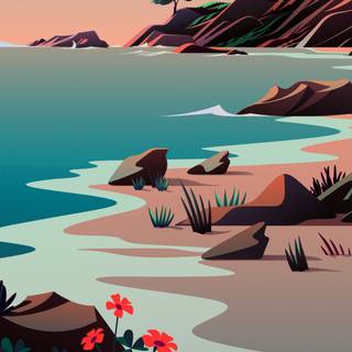 Nature art phone wallpaper