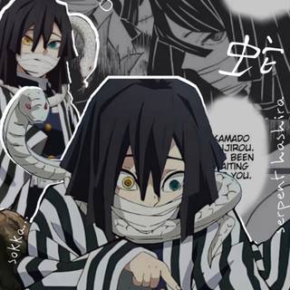 Obanai phone wallpaper