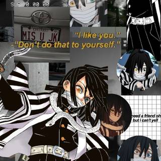 Obanai phone wallpaper